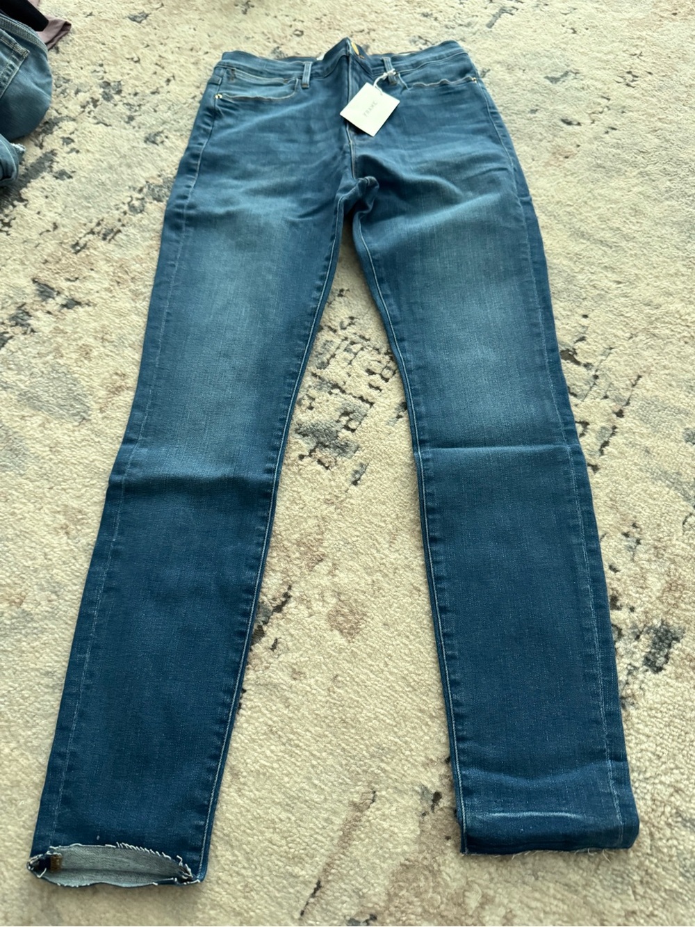 Frame Denim Indigo Skinny Jeans